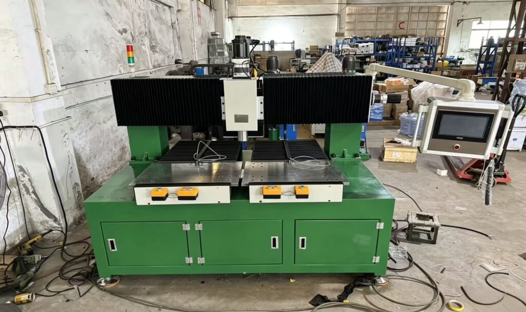 High precision automatic riveting and pressing station with PLC control