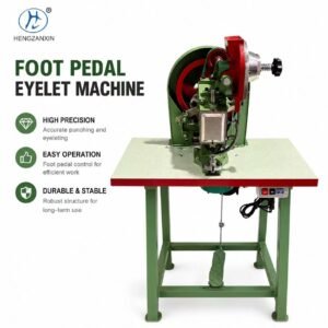 HZX-E150TA automatic tabletop eyelet machine with white background for B2B wholesale - Hengzanxin