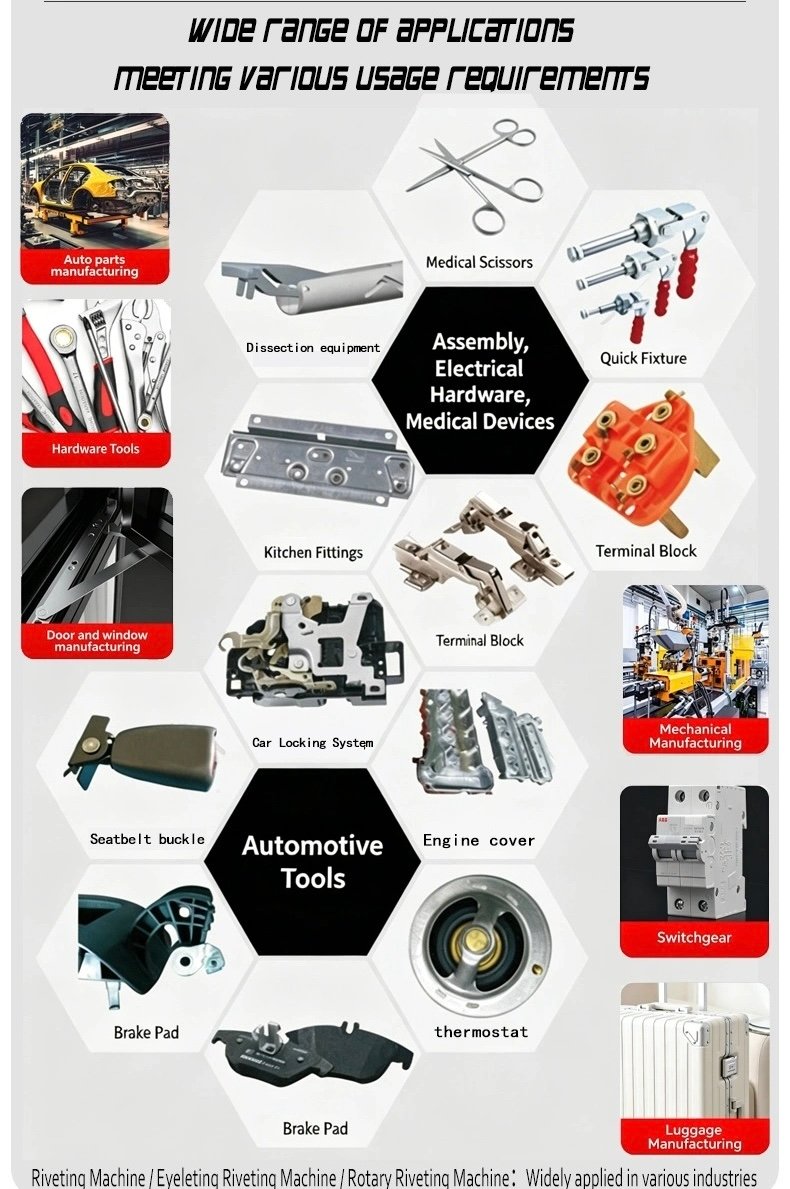 Hengzanxin rotary orbital riveting machine wide applications