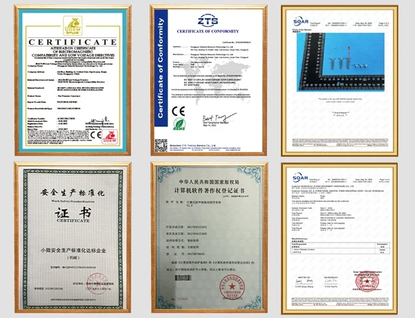 certified automatic riveting machine manufacturer quality certificates